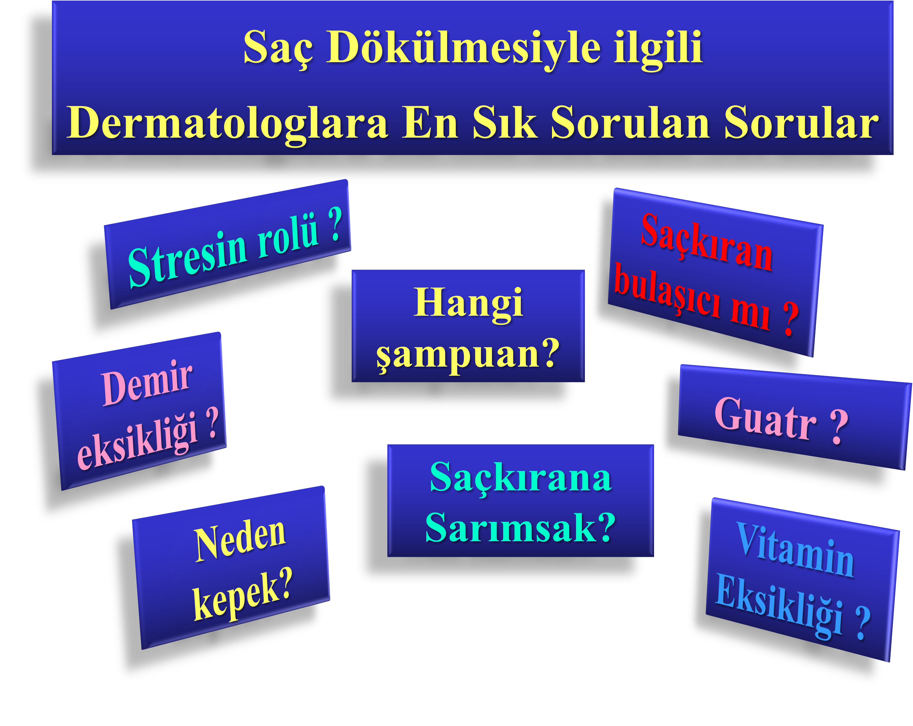 Saç dökülmeleriyle ilgili dermatologlara en sık sorulan sorular 